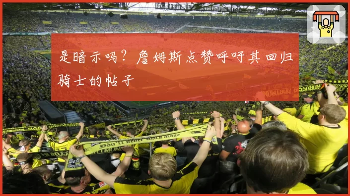 是暗示吗?詹姆斯点赞呼吁其回归骑士的帖子
